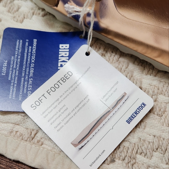 Birkenstock Arizona Soft Footbed Leather - Metallic Copper - Picture 6 of 8